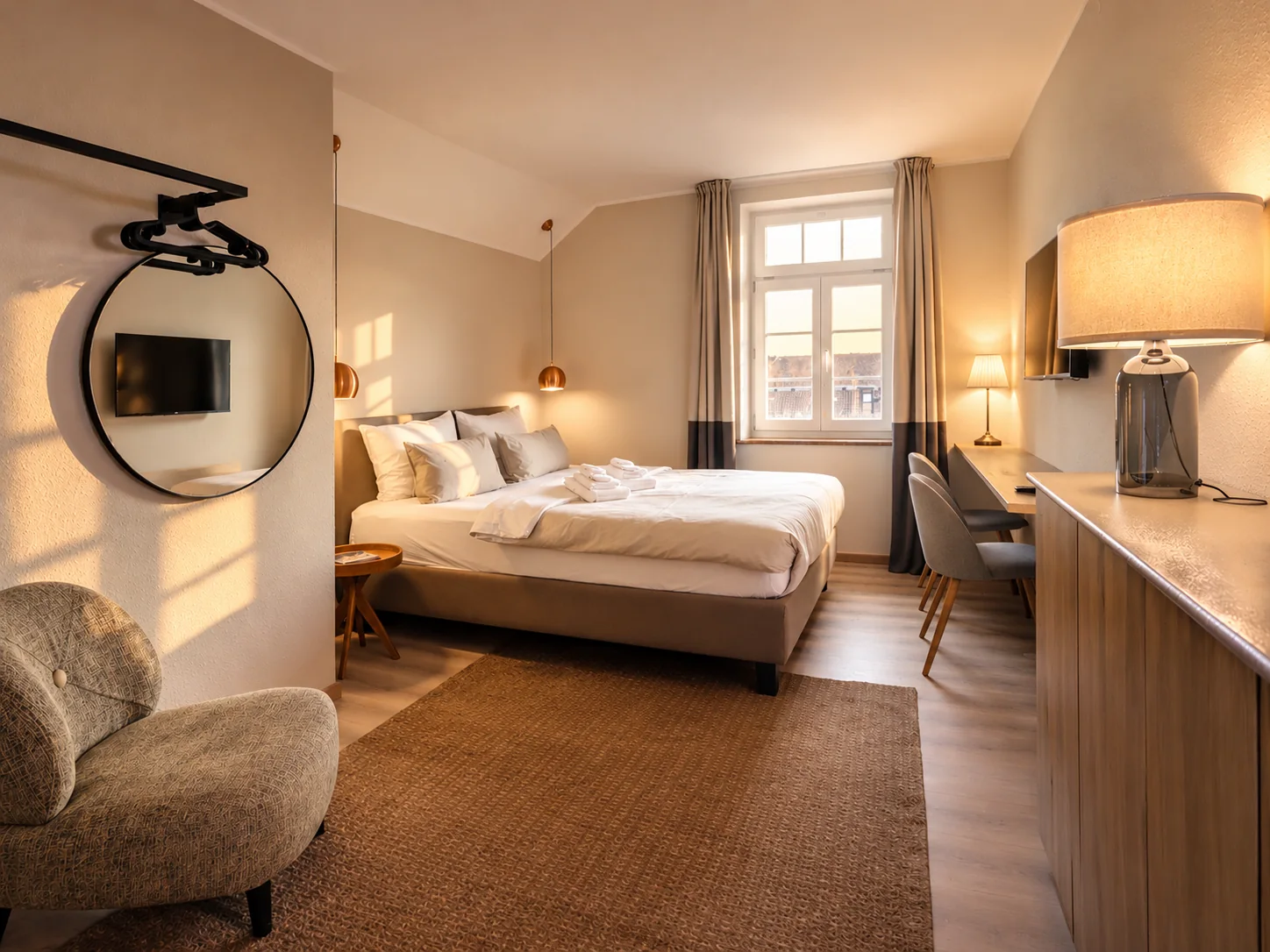 Cozy Plus double room at the Townhouse Ruhpolding — example room